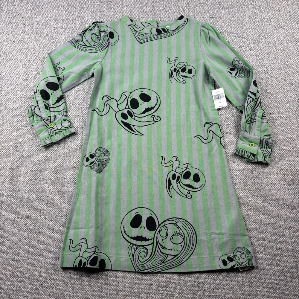 Disney NBC Girls 5/6 Nightmare Before Christmas Jack Skellington Dress Halloween